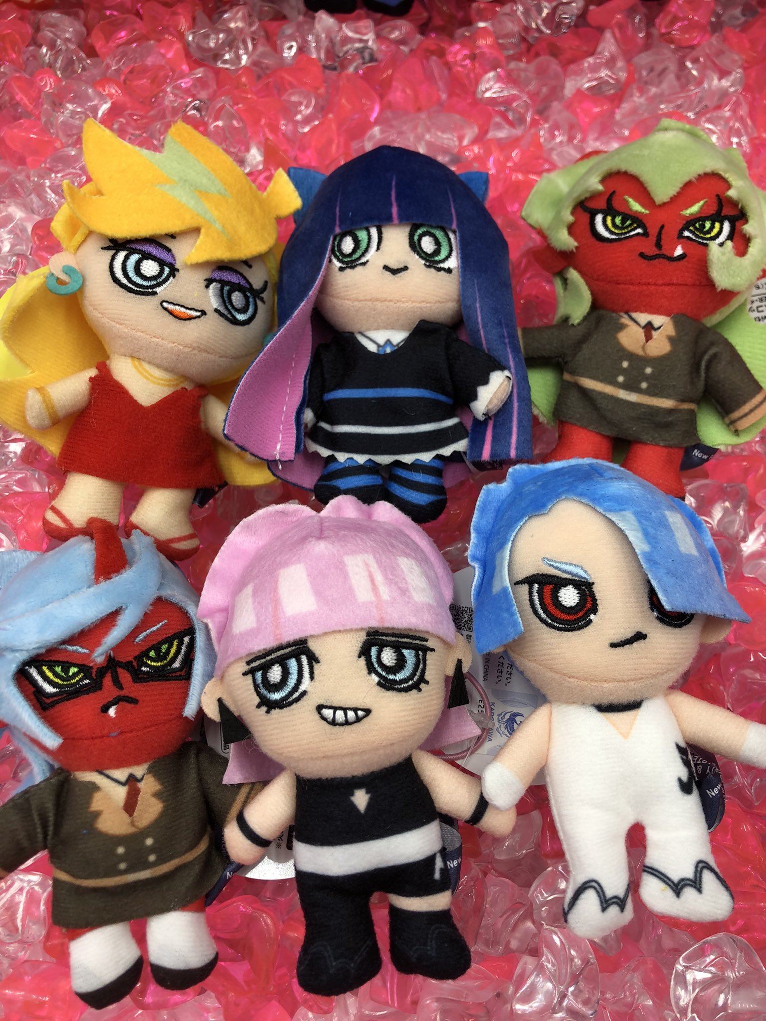 GiGO限定New PANTY＆STOCKINGマスコットぬいぐるみ 全種セット