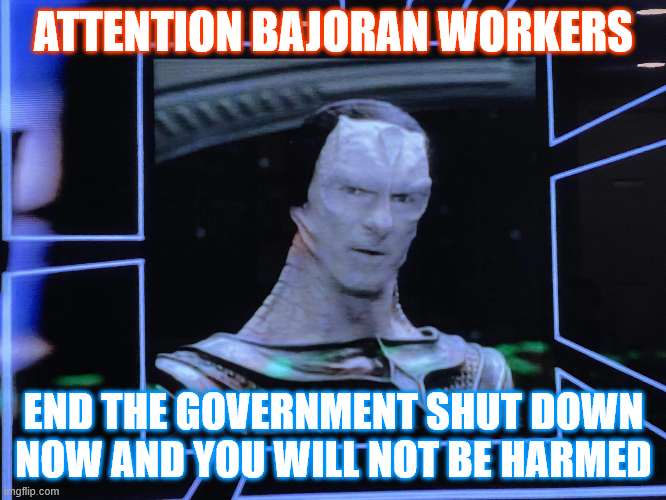 #shutdown #DS9 #StarTrek #DemocratShutdown