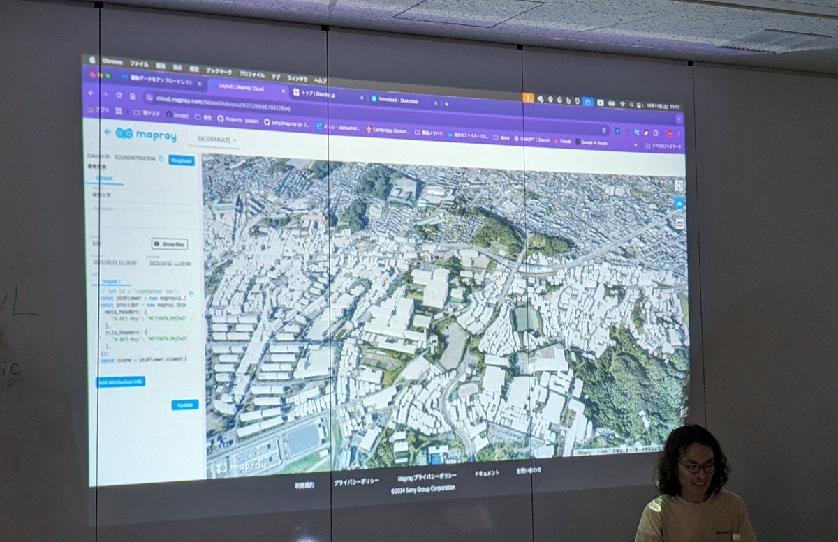 osgeojapan's tweet image. FOSS4G 2025 Japan ハンズオンデイ、開催中です✨
午前は以下の3つの講座が行われ、盛り上がっています!  
・森林情報を使ったQGIS入門  
・Webで3D地図! オープンソースのMapray入門ハンズオン  
・Re:Earth Visualizer + Re:Earth CMS でインタラクティブなWebマップを作ろう
#foss4gj