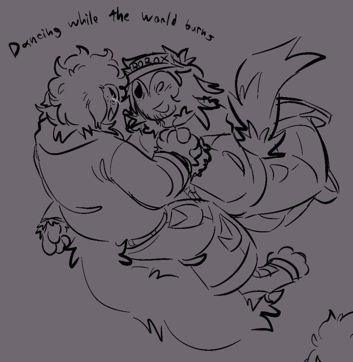 CATAZTR0PHIC's tweet image. I don’t draw often but ths song makes me sad when it’s not sad 
#badthingsroblox