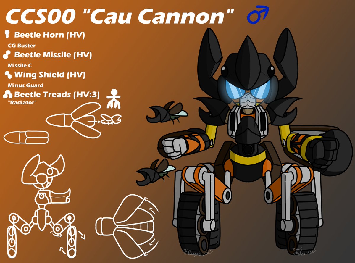 Stream over, thanks for tuning in. Honestly, I think "Cau Cannon" that me and <a href="/FalcoAkaTaka/">Falco The Red Wing | Sentai Hero Vtuber 🦅</a> designed is one of the best yet! Loving the mixed Beetle and Kamen Rider motifs considered as we talked about the design!

Thanks again for coming Falco, it was a real TREAT to have you!