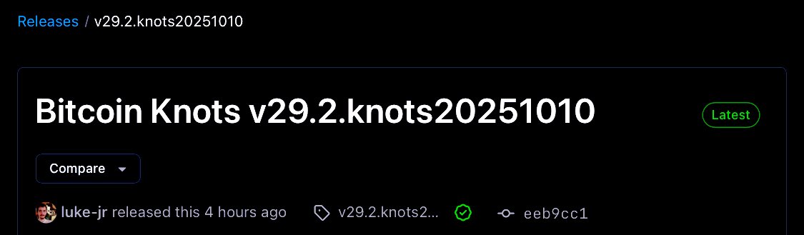 _PyBlock_'s tweet image. Our tools are updated to v29.2.knots20251010.

Knots Clearnet:
curl -s raw.githubusercontent.com/PyBLOCK-Bitcoi… | sh

Knots Tor:
curl -s raw.githubusercontent.com/PyBLOCK-Bitcoi… | sh

Knots + Pool:
wget raw.githubusercontent.com/curly60e/pyblo…
chmod +x knots-and-ckpool-solo.sh
sudo ./knots-and-ckpool-solo.sh

Enjoy it!