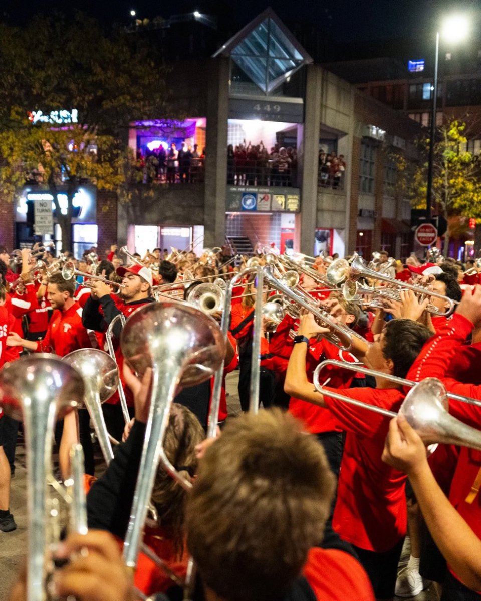 Homecoming beats through the streets of Madison. ❤️🥁

📸: Jack Pantaleo - <a href="/jacksnapsband/">Jack Pantaleo</a>

#EatARock #OnWisconsin