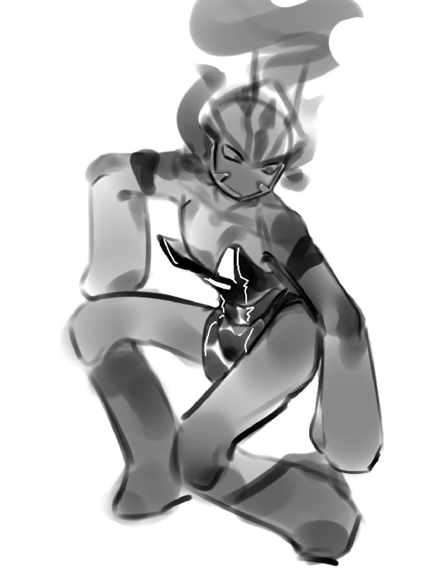 In the practice of human body sketch