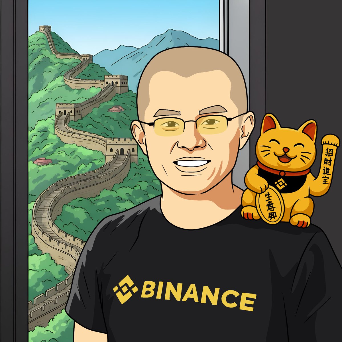 Binance is the Amazon of Crypto. CZ is the certified GOAT. BNB is the #1  chain. ASTER is thr #1 DEX. China is the meta. Wealth and fortune awaits.  $招财猫