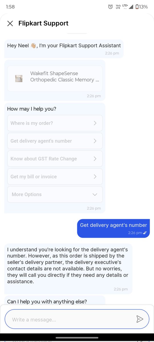 GovindNilotpal's tweet photo. @Flipkart  @flipkartsupport @FlipkartStories my issue is not being resolved till yet. I had ordered the mattress in the sale as a flipkart prime customer. It was about to be delivered on the 30th of September. Still no response from Flipkart, where is my delivery? Please resolve. https://t.co/6szRPtlDmQ