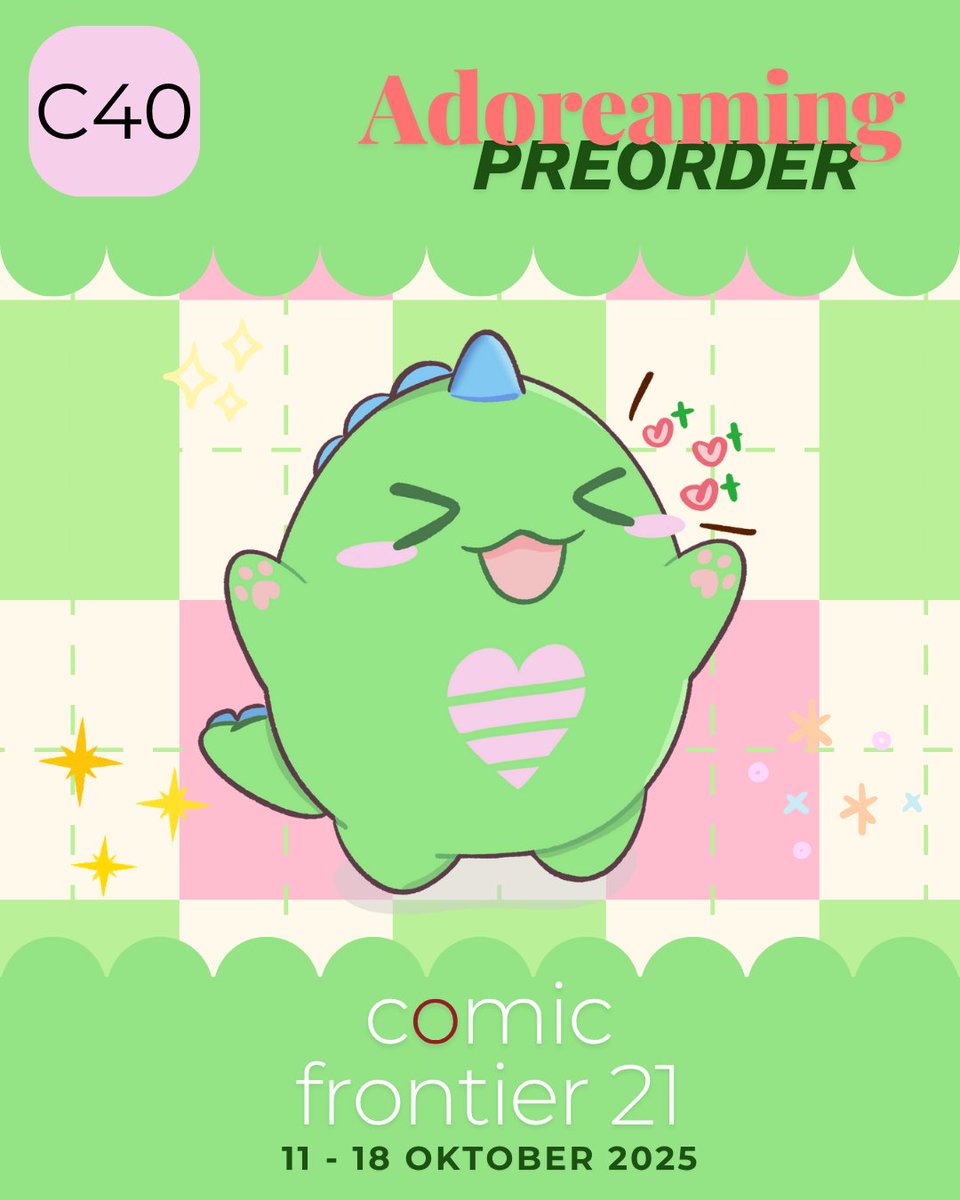 ipockysaurus's tweet photo. ✨📢 Scribbon CFXXI Preorder Open! ✨
It's my last event of the year. I'm not sure if I would join again next one. But this might be the last(?)

Check the Google Form below for easy selection.
📅PO: 11 - 18 October 2025, 11 PM WIB
🔗https://t.co/kchChQ7WHS https://t.co/Z55Zjz4Oc0