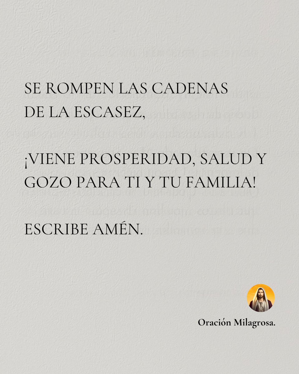 Oración Milagrosa tweet media