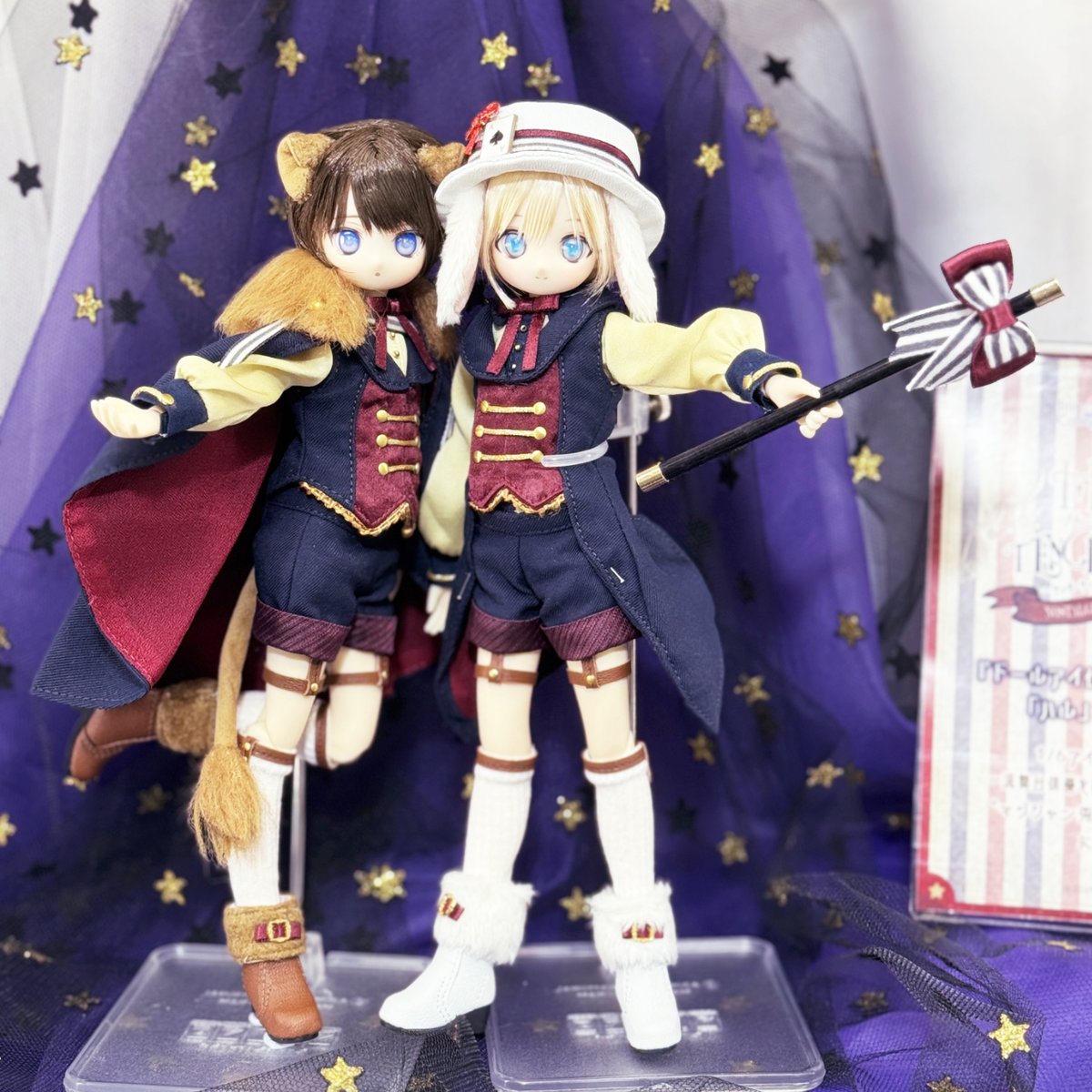 【アゾンレーベルショップ大阪は12時～20時で営業中】
1/6アイリスコレクトプチ
『ハル』『レオ』第二弾 ～Tender Circus～
大阪店でのサンプル展示は2025年10月12日(日)まで
『Fantastical World ver.』は現在ご予約受付中！
 #azone #アゾン #アイコレプチプチ