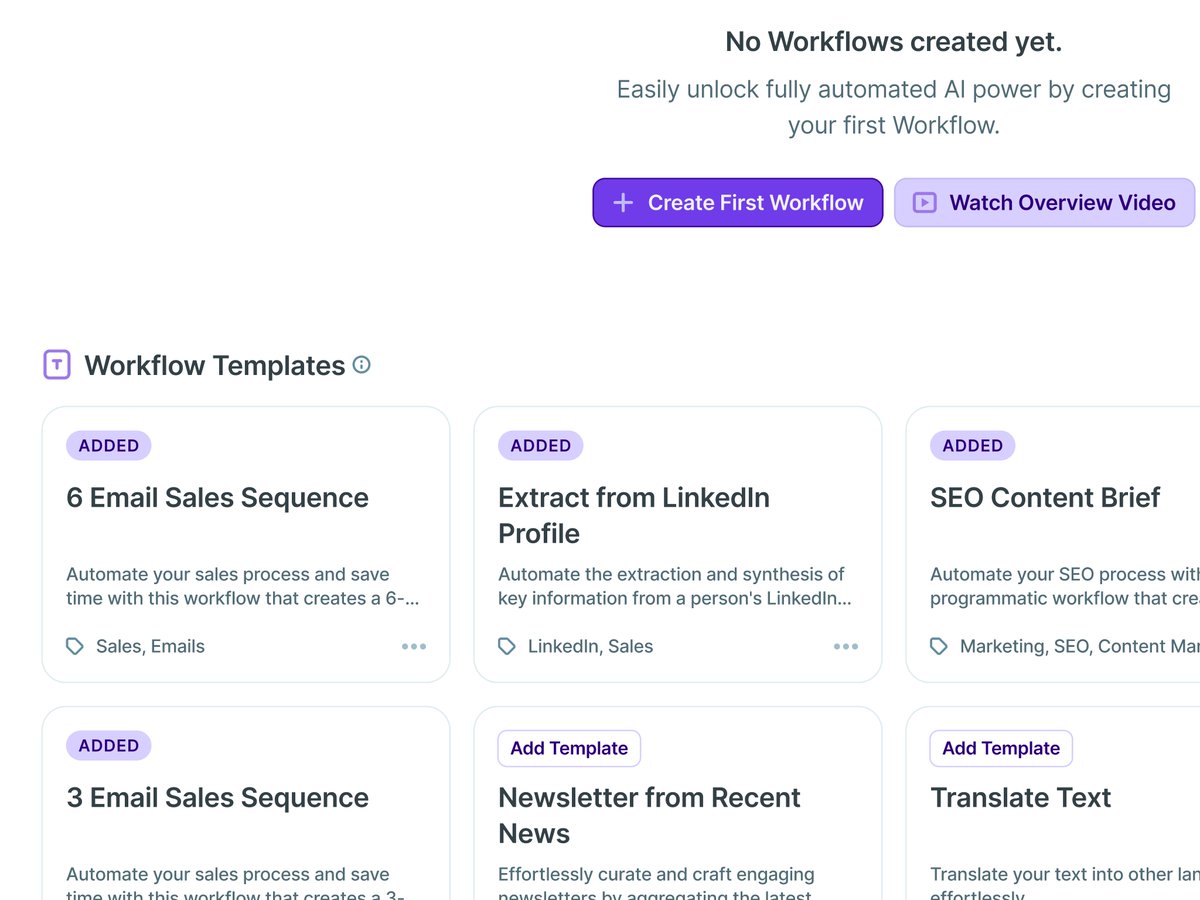 maxburnside's tweet image. Minimal AI workflow template cards from the archives.