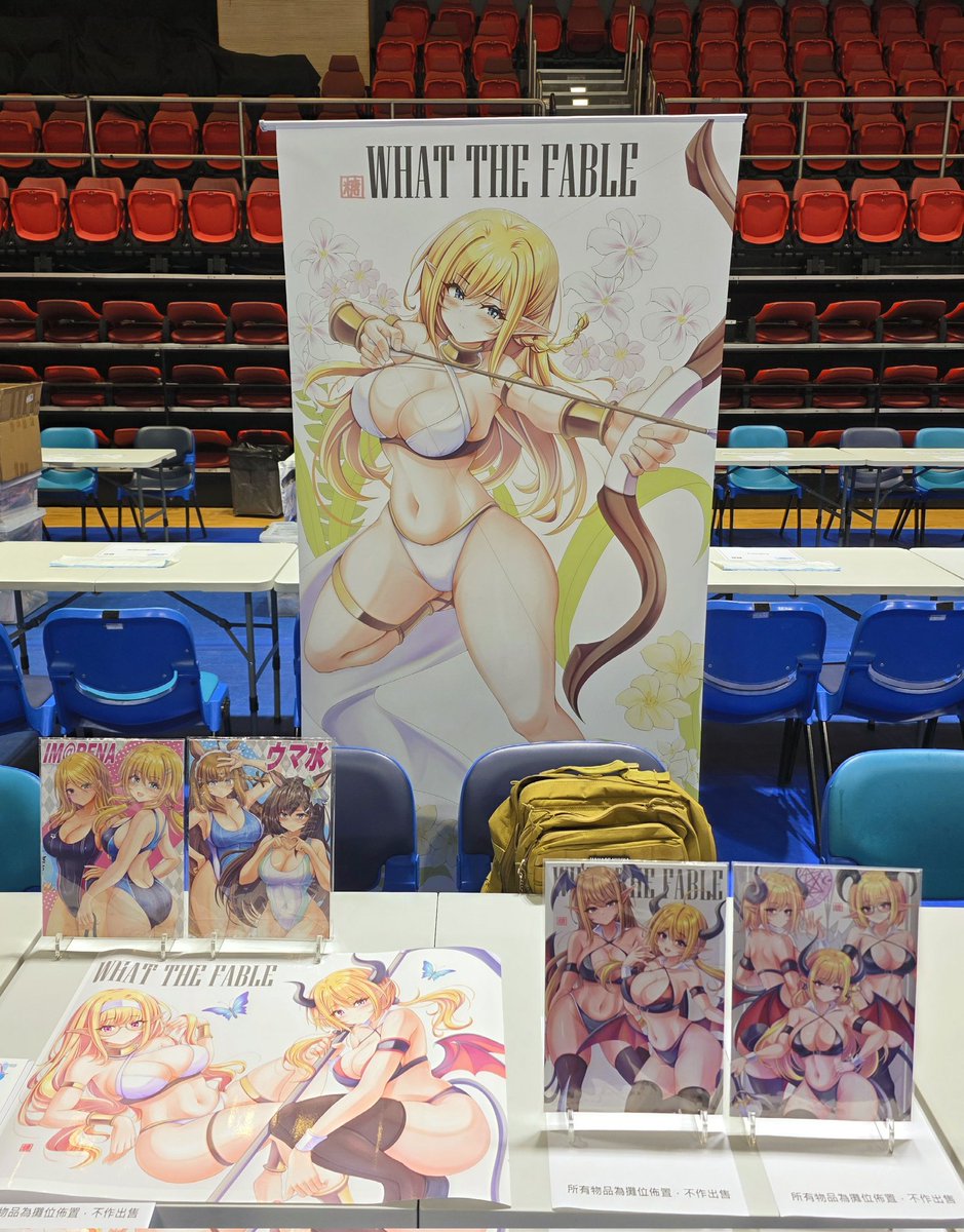 Tong_Shui_Art's tweet image. [My Artwork] Debut of my new succubus OCs in a local doujin event
#elf #succubus #oc