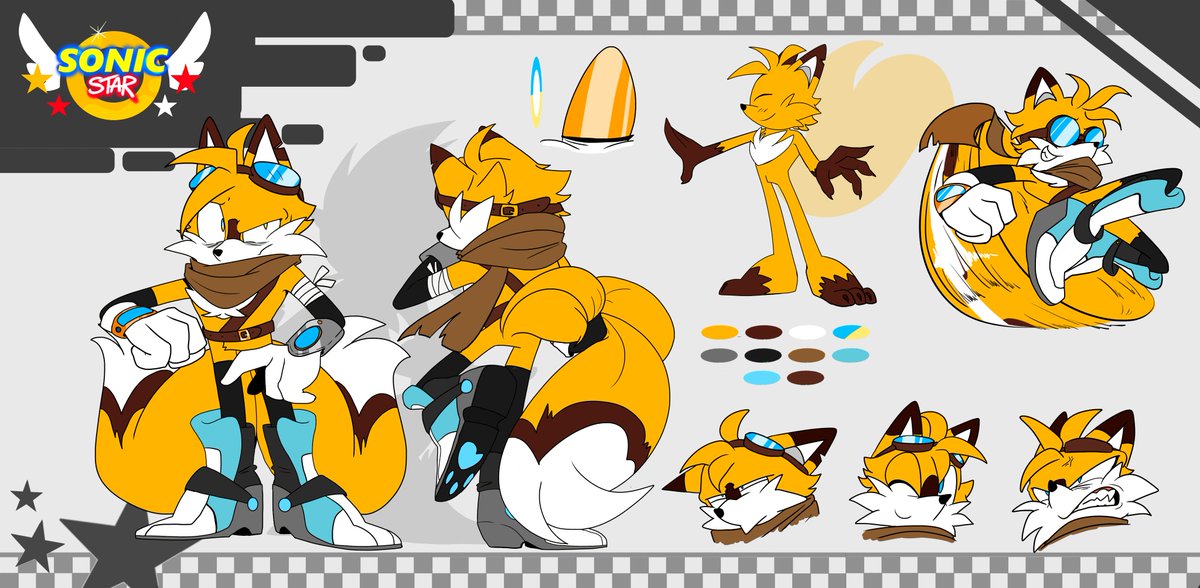 Another Sonic and Tails redesign with little details added
#SonicTheHedgehog #TailsTheFox #SonicAU #sonicfanart