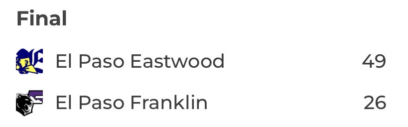 EastwoodFtbAlum's tweet image. That&apos;s a wrap... I think it&apos;s obvious who the #1 6A Team is in El Paso!! Heck of a game Troopers!! ON TO THE NEXT!! GO TROOP!! @EastwoodHQ