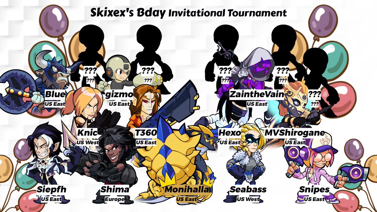 THIS MONDAY AT 12PM EST! The annual Ski Bday Tournament!