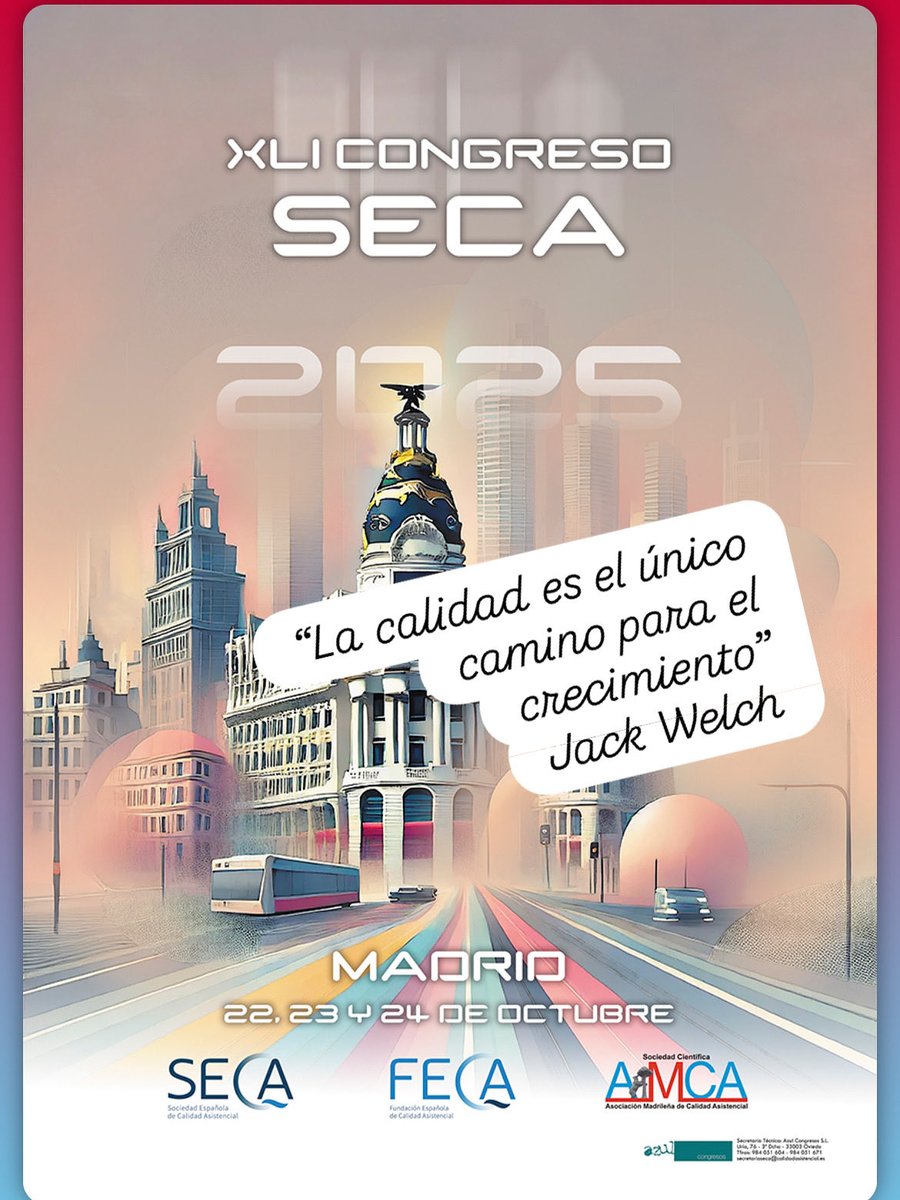 PasQal (@pasqalasturias) on Twitter photo #SECA25
📍<a href="/IFEMA/">IFEMA MADRID</a>
🫶🏻No te lo pierdas‼️
#SECAsomosTODOS #PASQALeresTU
🔝ponentes, experiencias, networking, innovaciones, investigación… #SECA25
📍<a href="/IFEMA/">IFEMA MADRID</a>
🫶🏻No te lo pierdas‼️
#SECAsomosTODOS #PASQALeresTU
🔝ponentes, experiencias, networking, innovaciones, investigación…