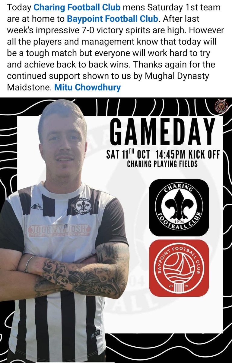 Today we welcome <a href="/BaypointFC/">Baypoint FC</a> in what we are sure will be a tough match