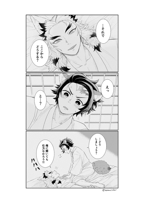 🔥🎴/こんぽん
いつも押し倒されてばかりなので仕返ししてみたものの
その先を考えてなかったぽんじろ 