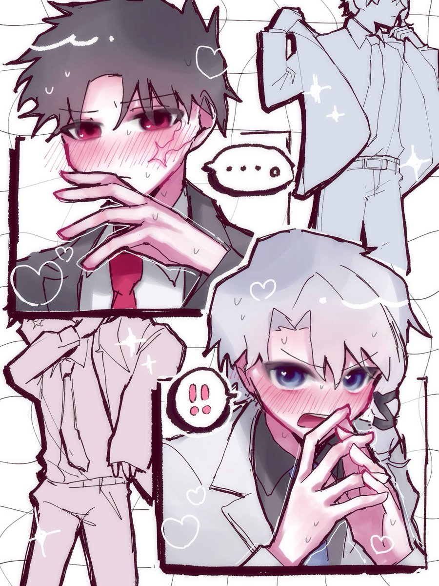 n_kgrbc's tweet image. チヒ伯のお互いにときめくやつ😻❤️🩵スーツと結婚に感謝❗️❗️