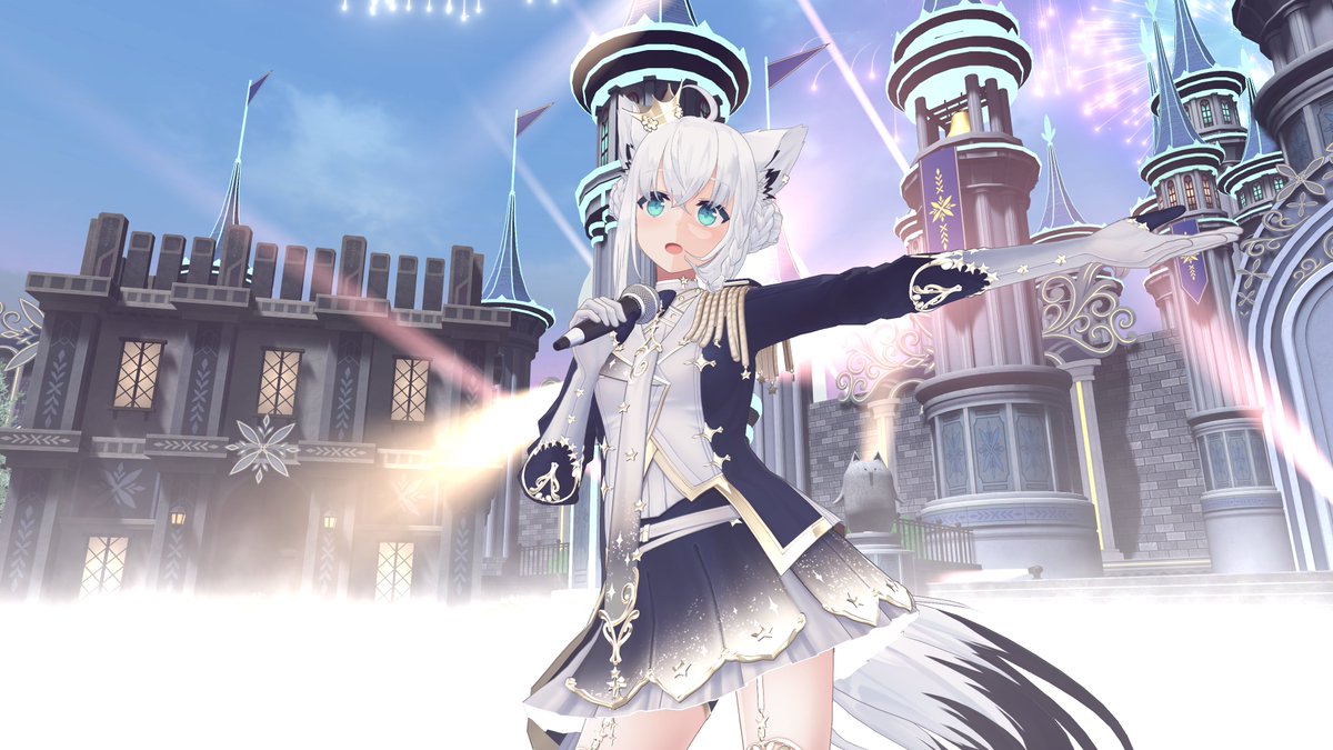 VRCでスタッフ人数０のソロライブ開催してました
配信の歌枠とかVRCで出来そうだなーと👀
カメラがライブ使用で自動で動いてほしいなぁー🎥