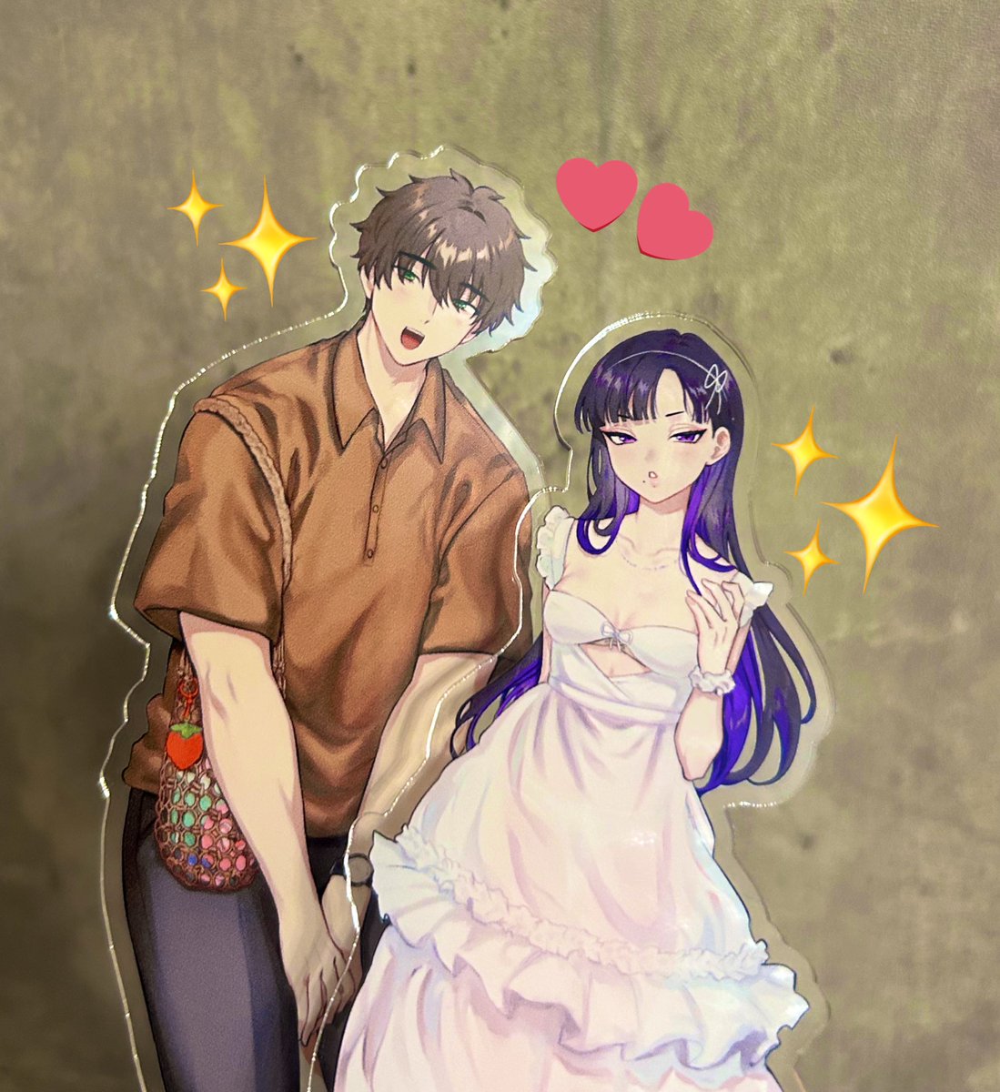 💚指揮官とウンファ💜
超アクリルスタンドセット Ver.デイオフ 届いた〜‼️‼️‼️
おデート仕様でめちゃかわいい❤️‍🔥
明日のちし共で頒布します〜✨✨ 