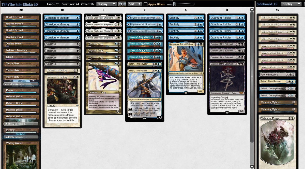 T4 of the Modern Challenge, lost a close one to Nacatl/Riddler Zoo? Happy enough to ship this into Houston! <a href="/Flexslot/">Flexslot</a> Sideboard Guide coming this weekend