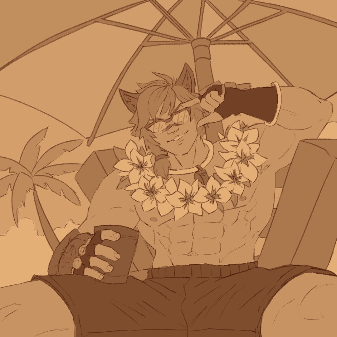 Pool Party Sett
I must be on the Sett train tbh, idk why he's all im drawing right now

Also very australianised- NO GLASS AT THE POOL, red solo cup only😡😡😡
#sett #LeagueOfLegends #LeagueOfLegendsFanArt #fanart