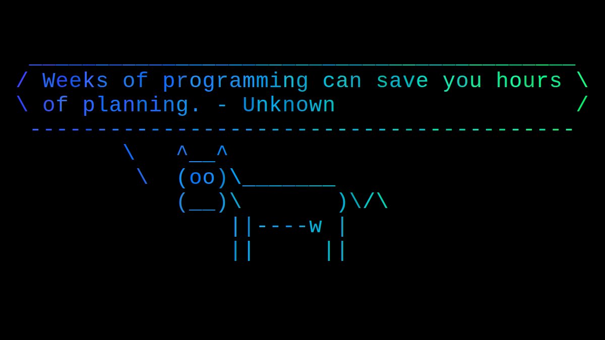 cowsayco's tweet image. #tech #dev #coding #devmemes #developers #devjokes #codinglife