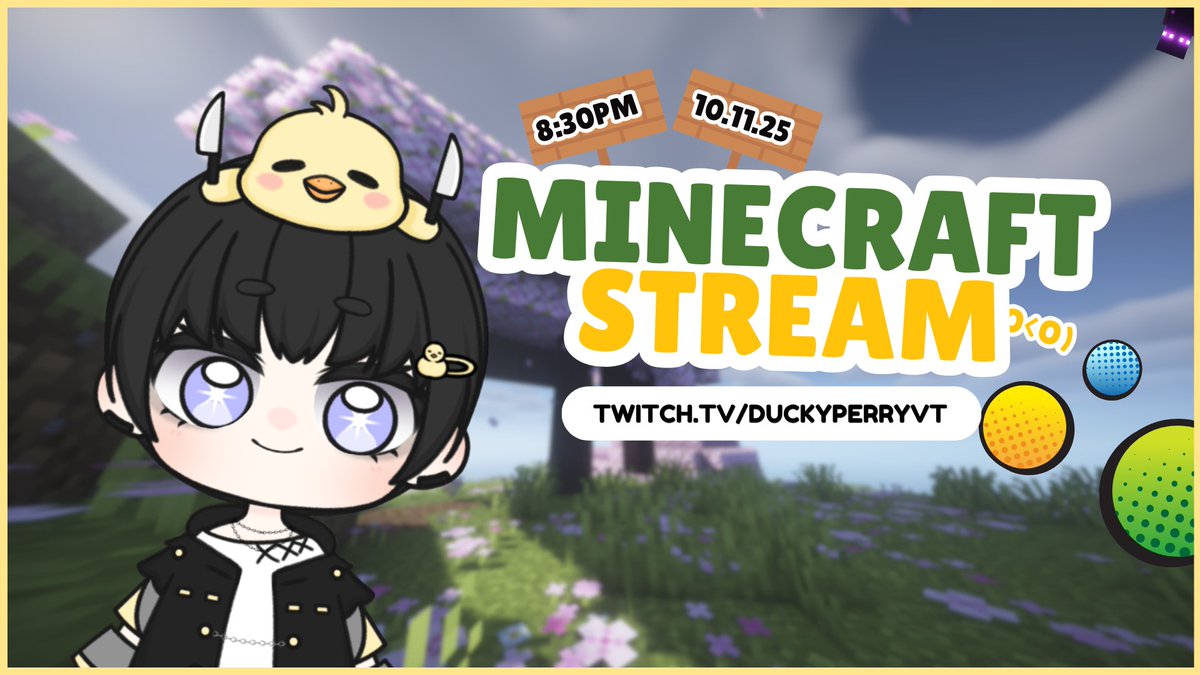 Minecraft Reveuse: A Dukies Journey I
#VTuberUprising #ENVtuber 

Visit my streams and clips on:
twitch.tv/duckyperryvt