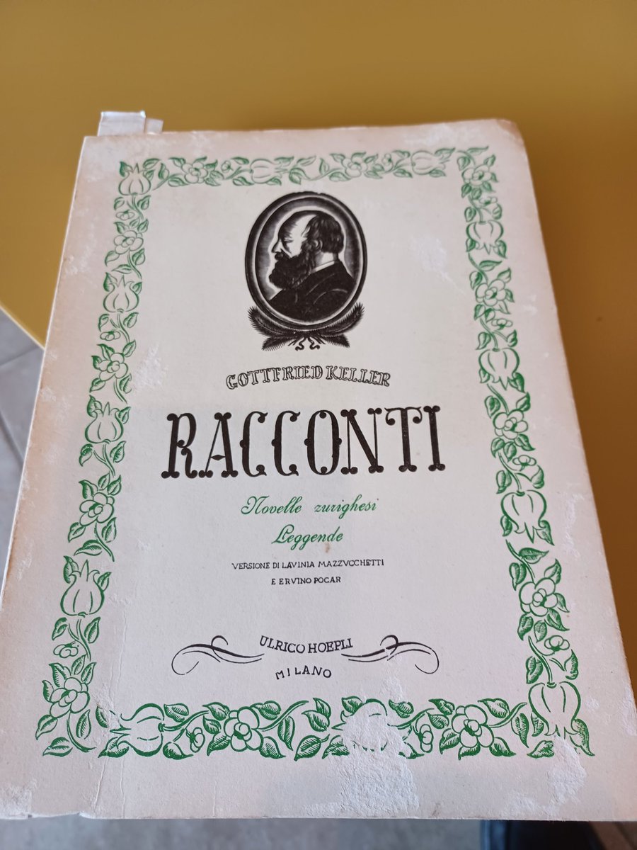 #cosaleggonelweekend <a href="/artdielle/">Arturo Dielle</a> Gottfried Keller "Novelle zurighesi"