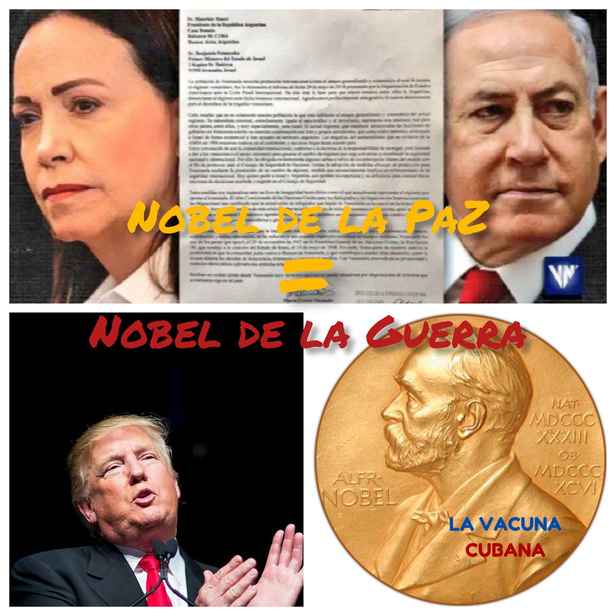 La concesión del Nobel de la Paz a María Corina Machado confirma, la degeneración de este galardón en un instrumento de la política exterior occidental; y valida un modelo de intervencionismo violento y neocolonial que las élites globales buscan imponer.