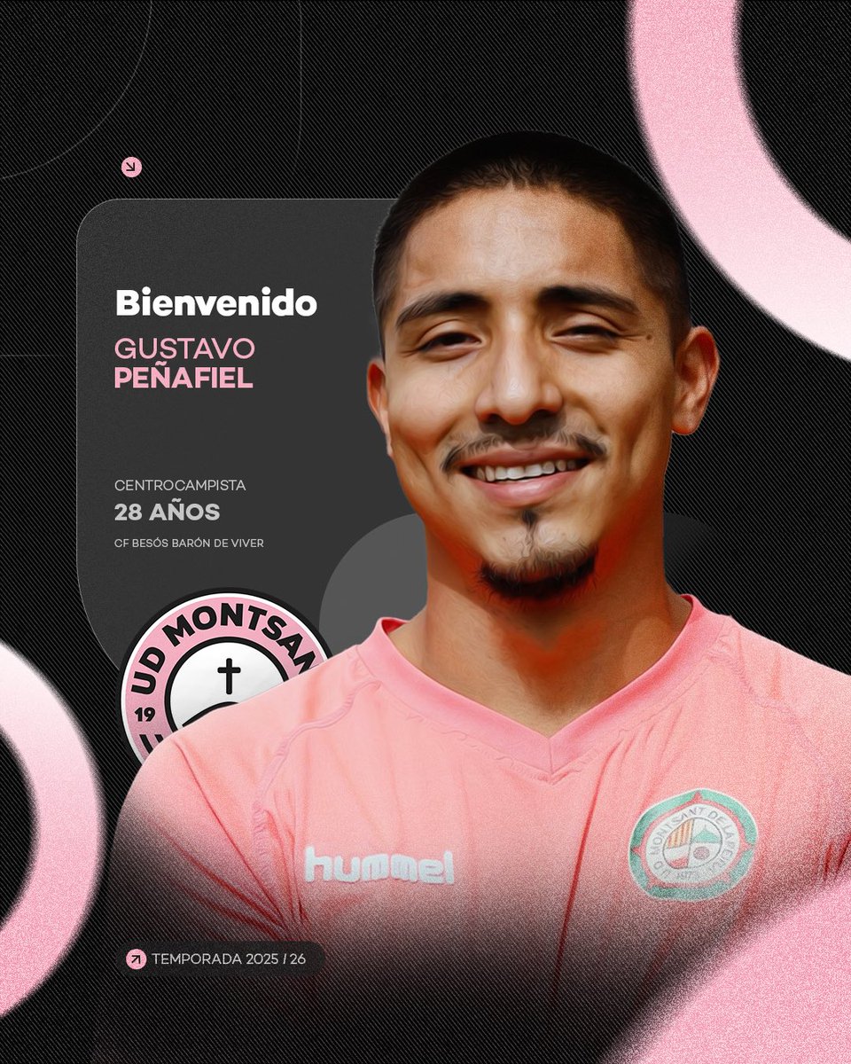 FICHAJE. 
Reforzamos la medular con un perfil clásico de pivote, recuperador, dinámico  y con criterio para jugarla. 
Se incorpora a nuestro club tras su paso por Pere Gol, Arrabal y Barón de Viver.
Bienvenido al #SentimientoMontsant, Gustavo.
#TodoAlRosa #SomosBadalona #3cat10