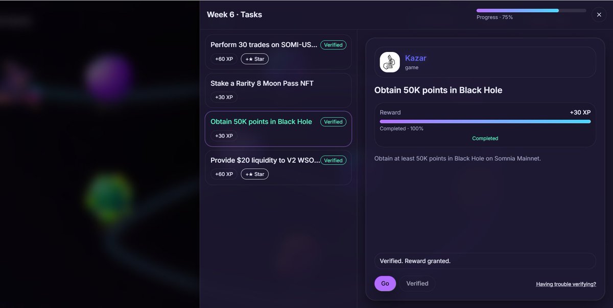 dutuchcryp15's tweet image. Planet 6 🪐 on @Somnia_Network took me while, I will show what i did wrong, so you don&apos;t do it.

✅Obtain 50K points in Black Hole (Mandatory)

- Open the game connect the right wallet and make sure it&apos;s connected to somnia mainnet network. 

- Don&apos;t fail to enter your name, the…