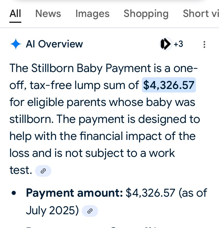 <a href="/Aaronsmith333/">Aaron Smith</a> Tbh, I didn’t know there was a still-born payment available. It doesn’t apply to abortions performed under 20 weeks.