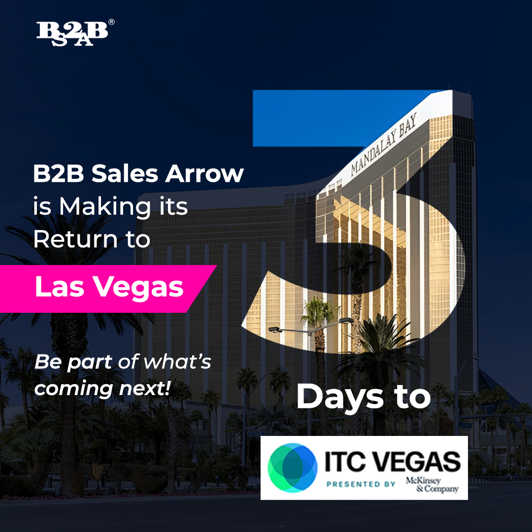 B2B_SalesArrow's tweet image. Just 3 days to go!
 B2B Sales Arrow returns to ITC 2025 Las Vegas, supporting clients at the forefront of insurtech innovation. 🚀
Will you be there to witness the future of insurance unfold? 👀
#ITCVegas  #Insurtech #InsuranceInnovation #TechConference #LasVegasEvents