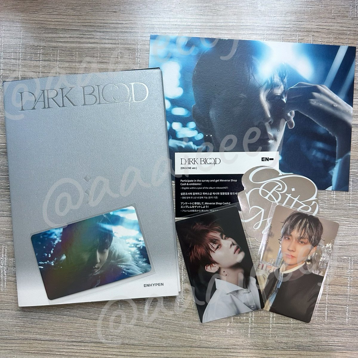 aaaieeey's tweet photo. ✨พร้อมส่ง✨

• อัลบั้ม dark blood ver. Jungwon
• ราคา : 200 บาทส่งฟรี 
• ได้ของตามภาพ QR ยังไม่ได้สแกนค่ะ
• สนใจทักมาดูเพิ่มเติมได้ค่ะ 

#ตลาดนัดเอนไฮเพน #ตลาดนัดเอนจีน #ตลาดนัดENHYPEN #ตลาดนัดเอนไก่ https://t.co/sBFpXYH574