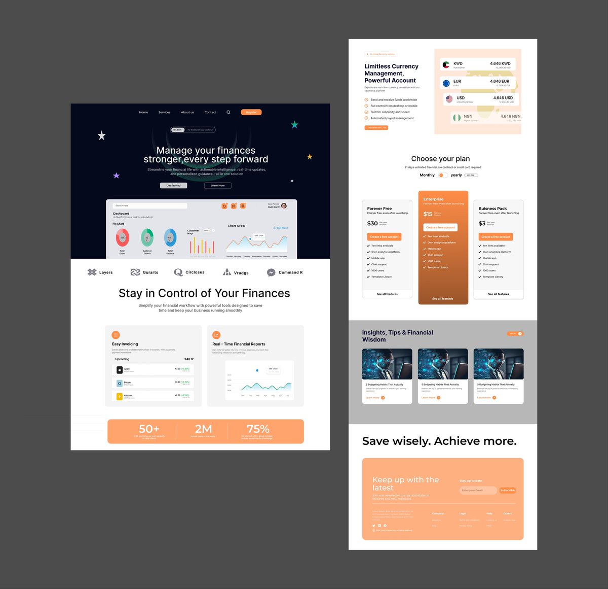 sheriff__UIUX's tweet image. Just completed a SaaS landing page design- Workflow💕