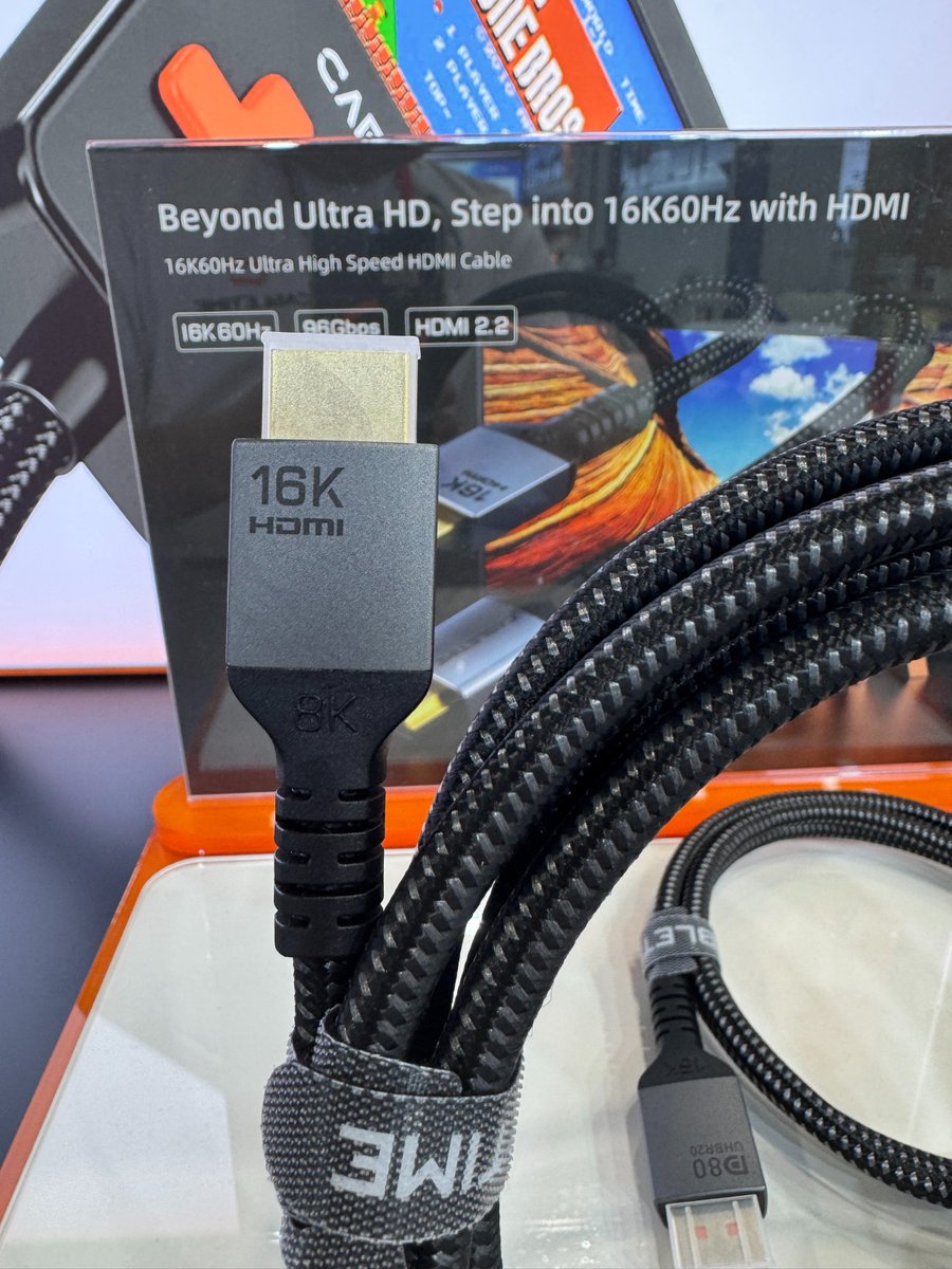 _CABLETIME's tweet image. Fresh from Hong Kong Electronics Fair 2025! ⚡
Discover our latest innovations 👇
1️⃣ 16K60Hz Ultra High Speed HDMI Cable
2️⃣ Magnetic PD 100W USB-C Flat Cable
3️⃣ Desk Screen Dock Station
4️⃣ 80G USB4 V2.0 Cable
See what’s turning heads at Booth 3F36 🔥
#CABLETIME #HKTDC