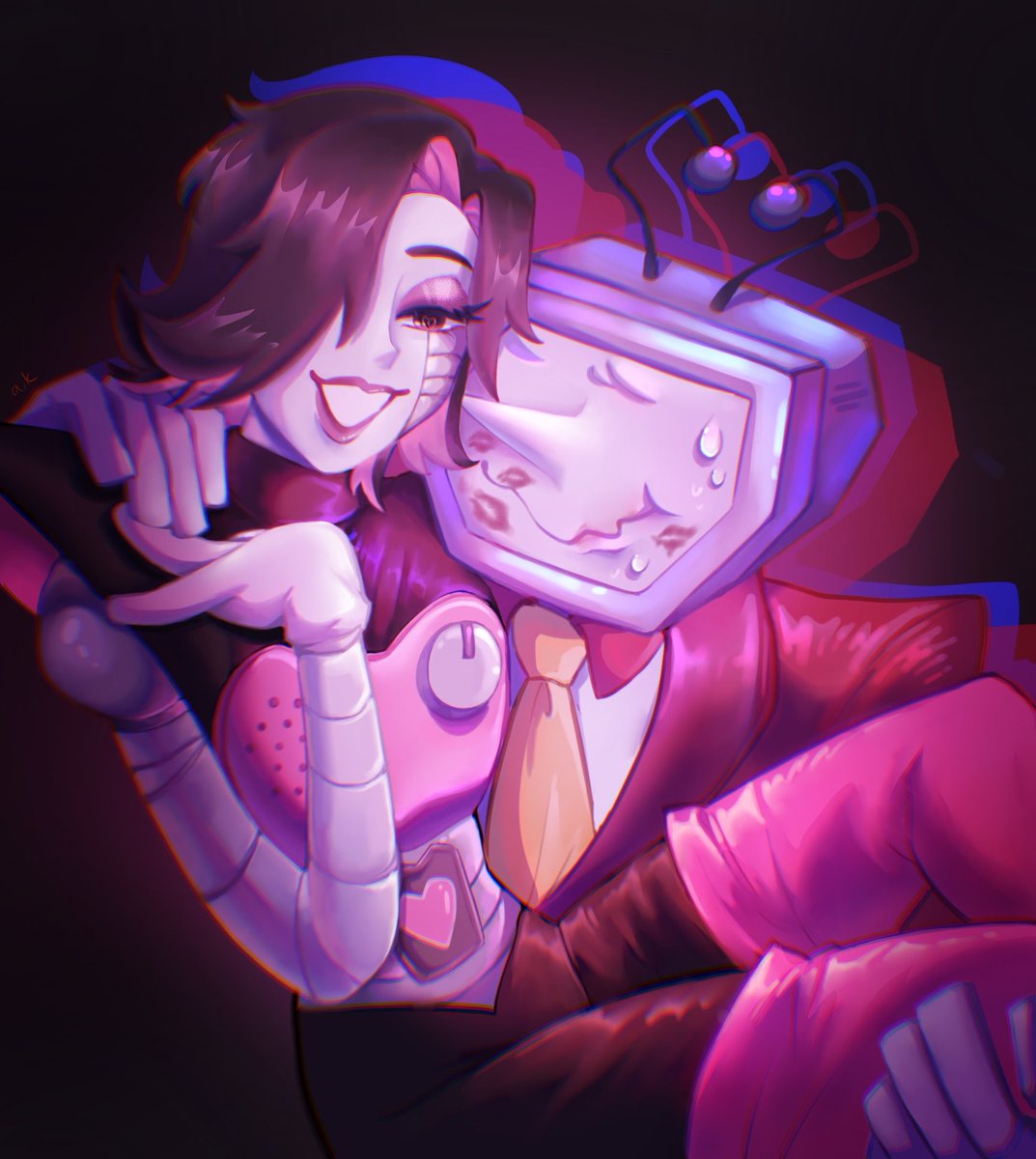 Metatenna for my pookie <a href="/rnnaumik/">.</a> <3

#tennaDeltarune #tenna #mettaton