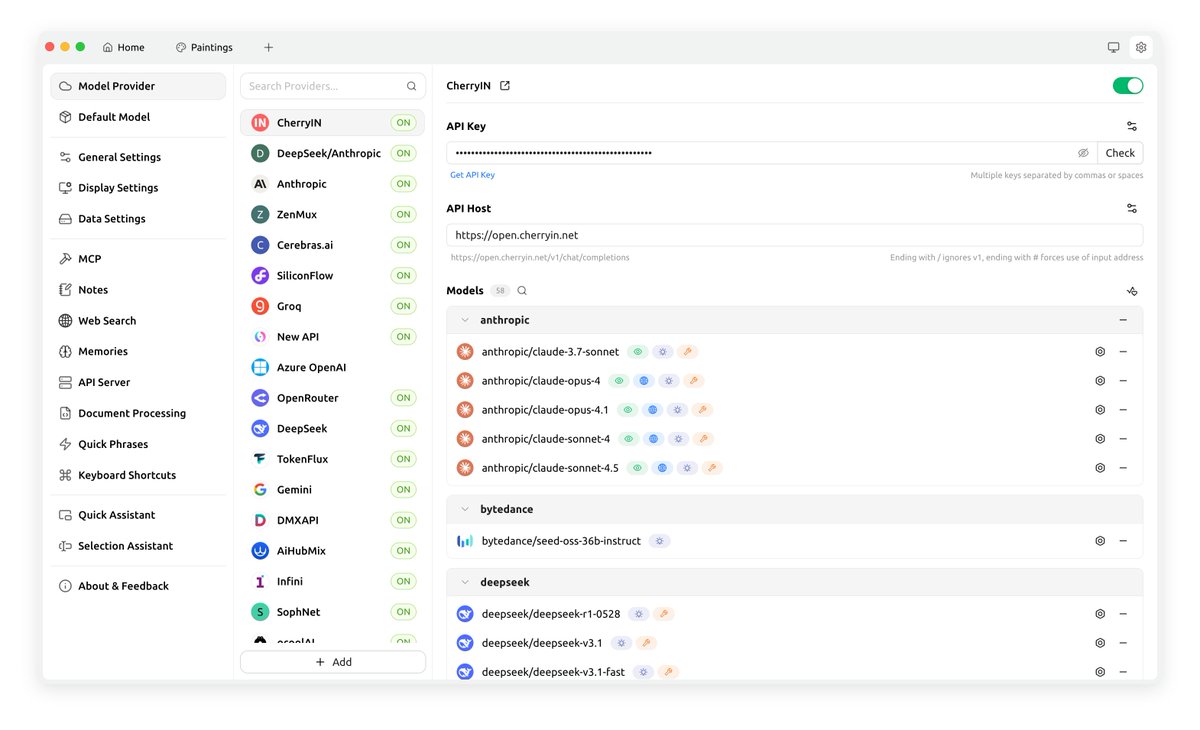 Cherry Studio tweet media