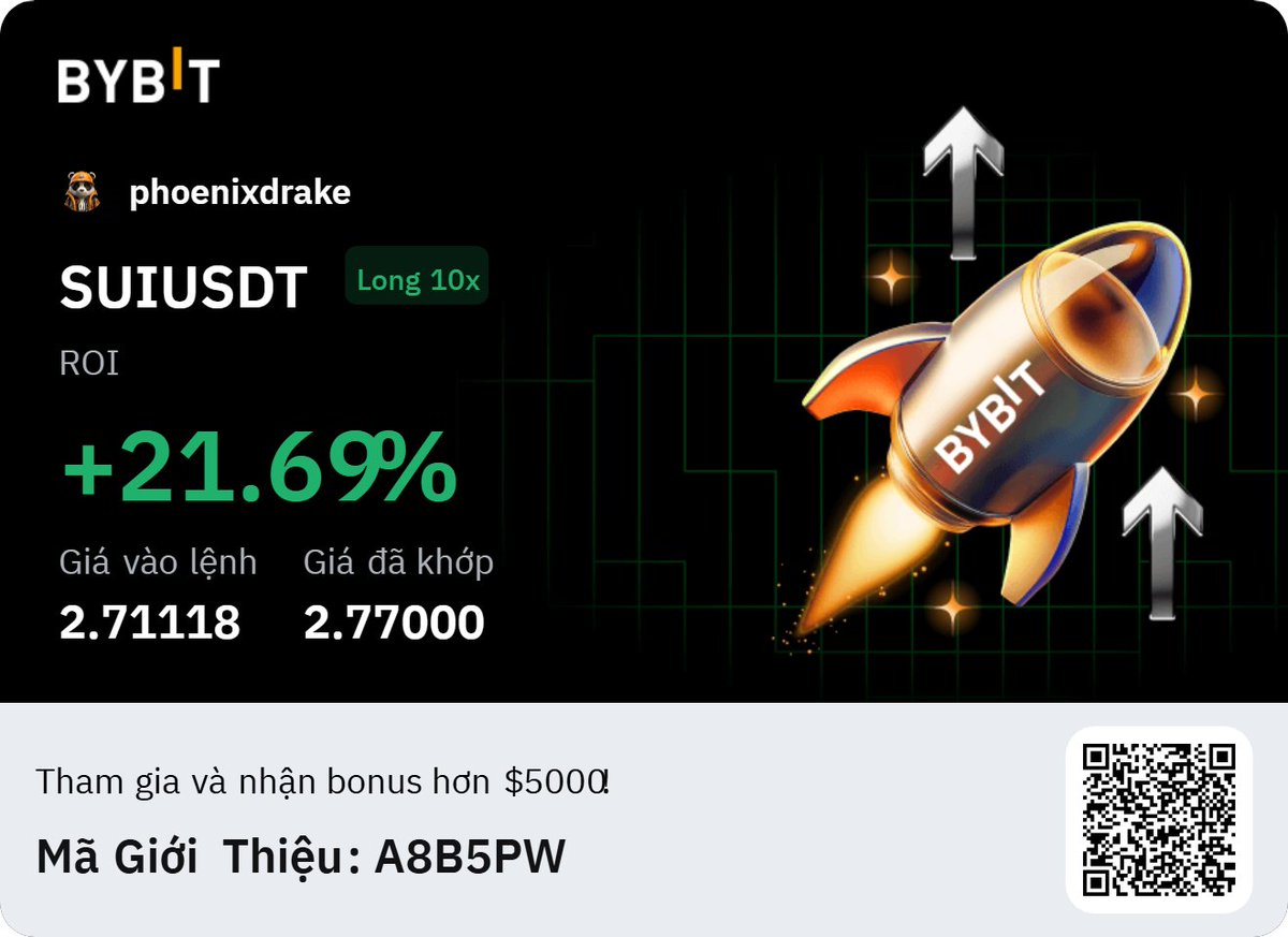 phoenixdrakeEN's tweet photo. Tham gia Bybit cùng tôi và kiếm bonus $5000! https://t.co/s5Q9v5xAiT https://t.co/ZOTyOKNzwt