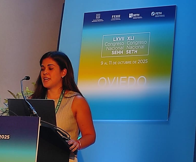 crh_MoralesIMIB's tweet photo. Iniciamos la última jornada de #hemato2025 con plena actividad en Comunicaciones Orales. Presentaciones de esta mañana de Laura Zapata, Beatriz Matínez, Pedro J. Guijarro y Juanjo Rojo @RojoC_5  ¡ Viva la juventud y el repuesto generacional ! https://t.co/S3dp7prA9d
