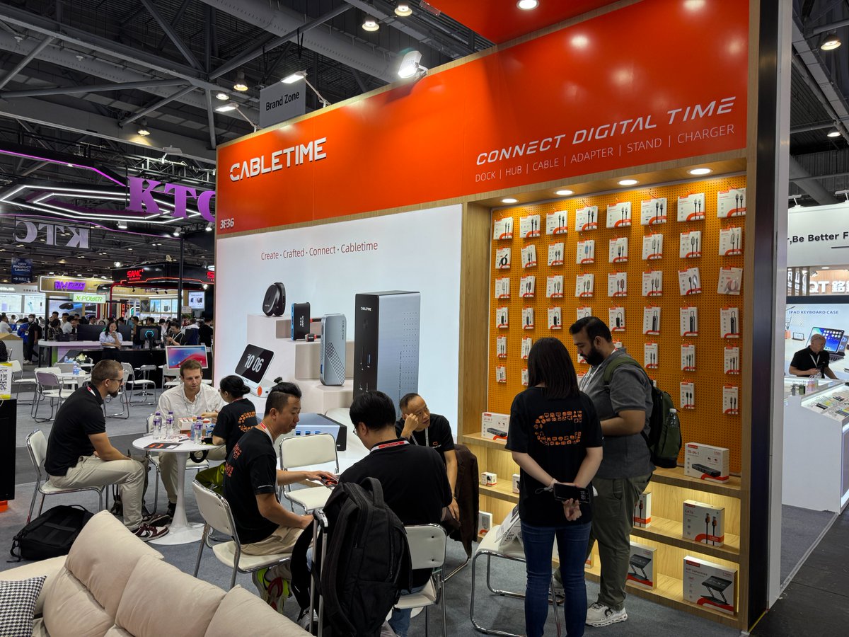 _CABLETIME's tweet image. Hong Kong, we’re here! 🇭🇰⚡
Catch us at Booth 3F36 — where power meets precision.
Let’s talk tech. 🔌✨
#CABLETIME #HKTechFair #HKTDC #InnovationLivesHere