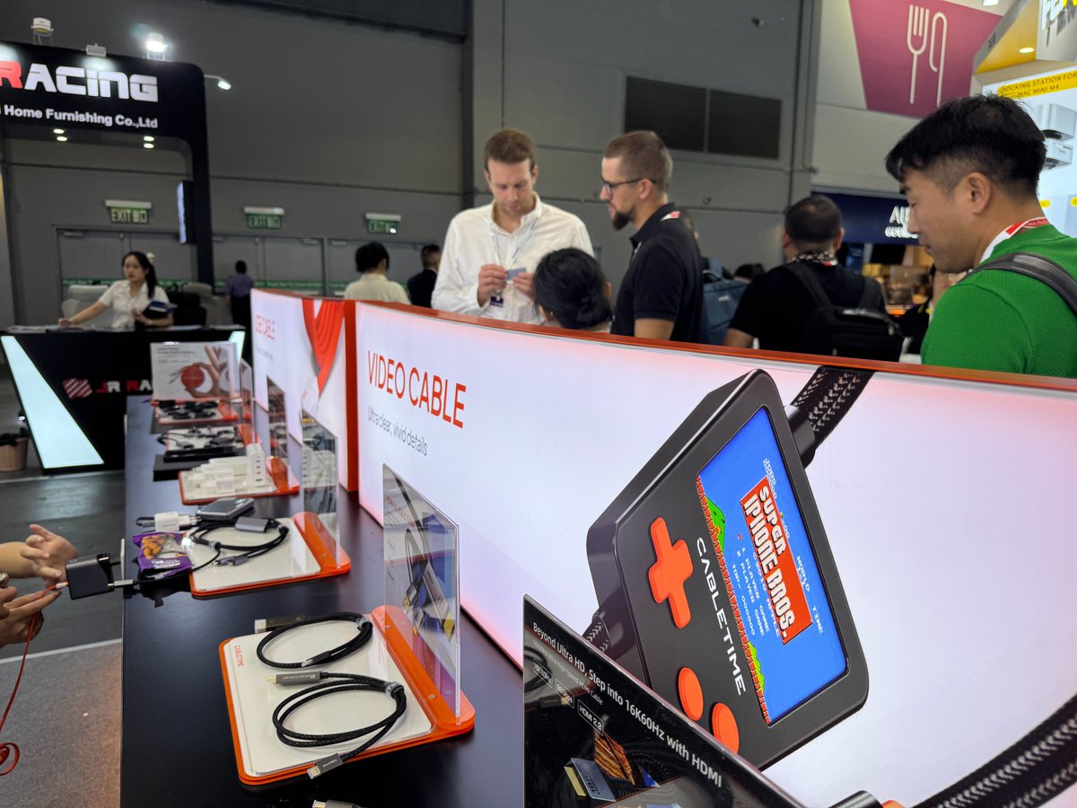 _CABLETIME's tweet image. Hong Kong, we’re here! 🇭🇰⚡
Catch us at Booth 3F36 — where power meets precision.
Let’s talk tech. 🔌✨
#CABLETIME #HKTechFair #HKTDC #InnovationLivesHere