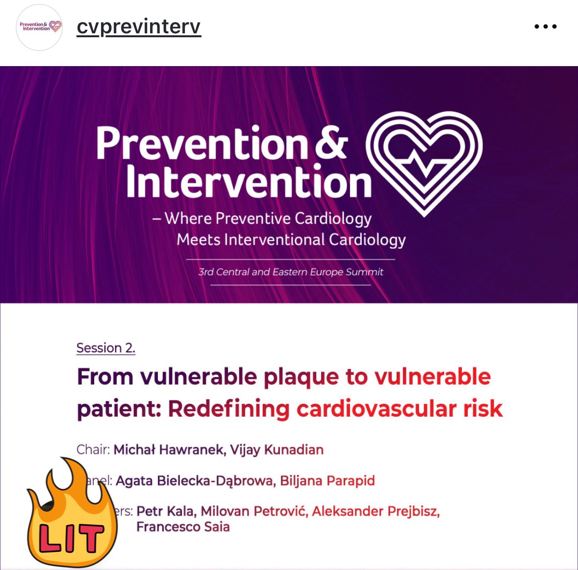 biljana_parapid's tweet image. Bring your ☕️ in &amp;amp; join us for @CVPrevInterv Session 2️⃣ on Day 2️⃣ of #cVPrevInterv 😍

@mirvatalasnag @mmamas1973 @DrSaritaRao2 @APrejbisz66824