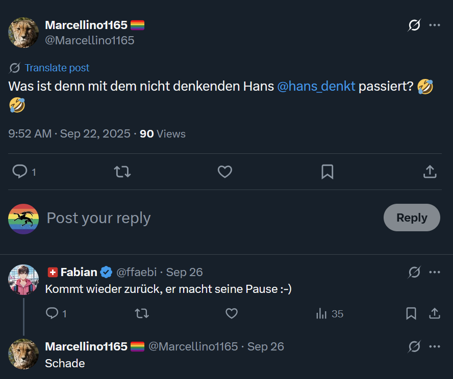 Hans im #HomoOffice tweet media