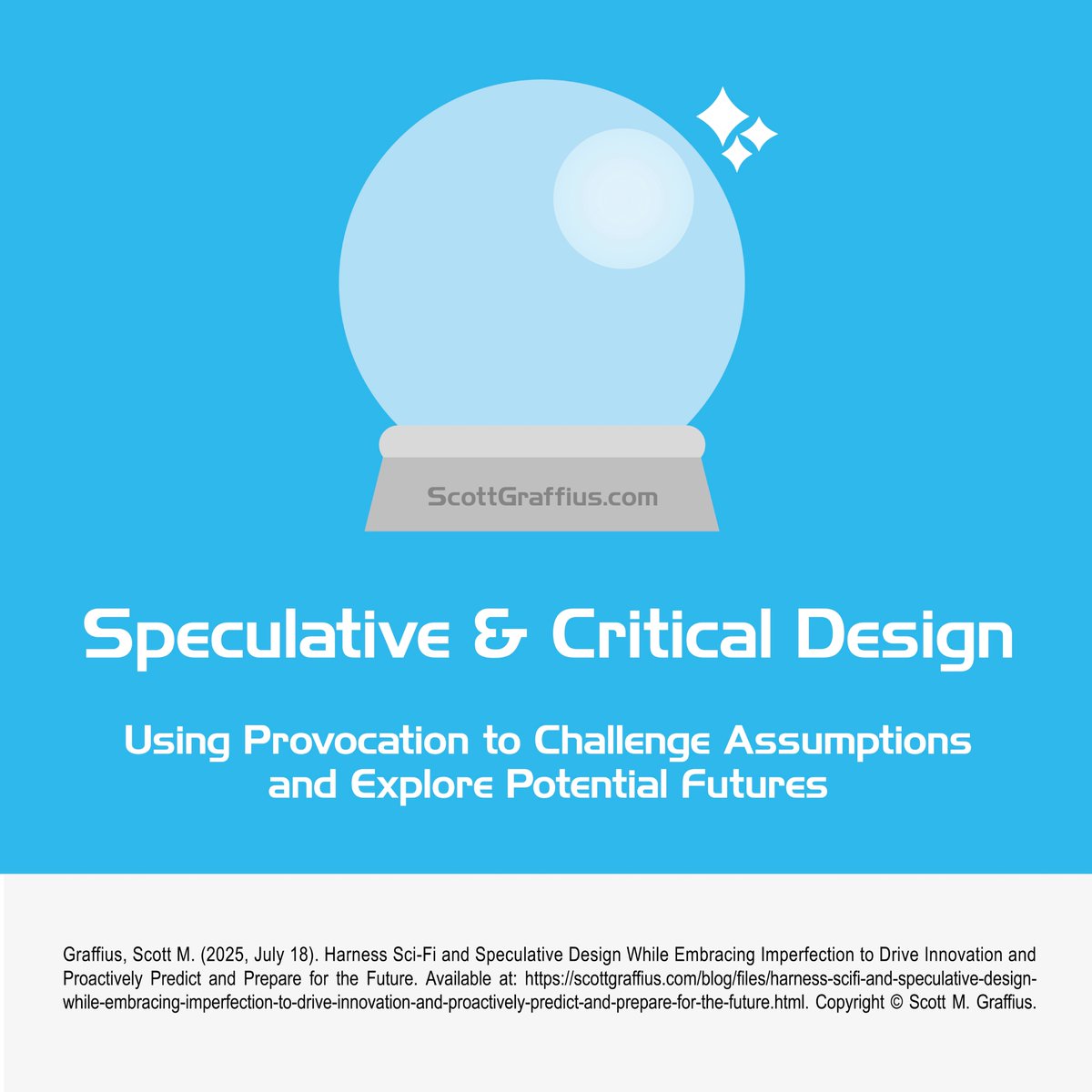 ScottGraffius's tweet image. Get insights on #CriticalDesign in “Harness Sci-Fi and Speculative Design While Embracing Imperfection to Drive Innovation and Proactively Predict and Prepare for the Future.” A fun, functional guide to futurism.

🔗 scottgraffius.com/blog/files/har…

 #Foresight #FutureTrends #Future