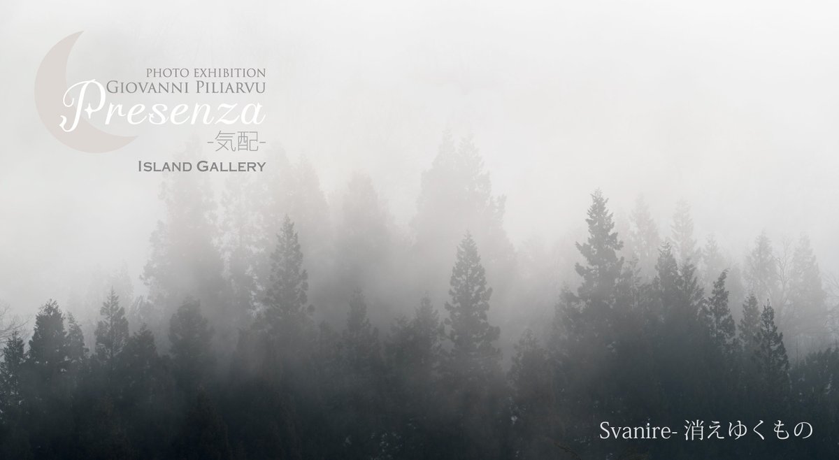 ◆写真家ジョバンニ・ピリアルヴ 作品紹介 / 
Svanire-消えゆくもの◆
islandgallery.jp/25543

新潟の冬景色、霧のなかぼんやりと浮かび上がる森林の影に、雪国特有の静けさを感じる作品です。

早いもので明日12(日)が最終日です。ぜひ会場にて作品をご覧いただけますと幸いです。

=====