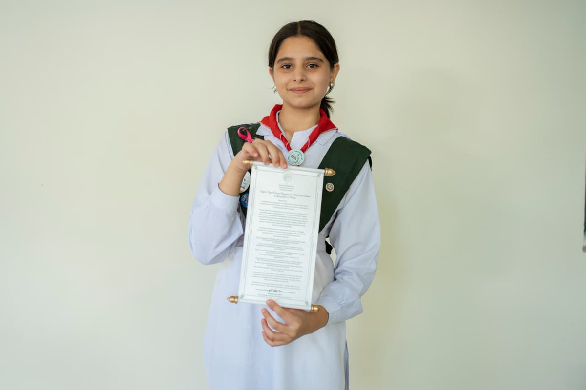 On #DayOfTheGirl, we marked one year of the Pakistan Girls Empowerment Forum with <a href="/mohrpakistan/">Ministry of Human Rights</a>, <a href="/NCRC_Pakistan/">National Commission on The Rights of Child (NCRC)</a>, <a href="/ncswpk/">National Commission on the Status of Women</a> &amp; <a href="/PKGirlGuides/">Pakistan Girl Guides</a>. Grateful to <a href="/ShehzadRoy/">Shehzad Roy</a> for inspiring girls to raise their voices, dream bigger &amp; shape a brighter, more equal future #ForEveryChild.