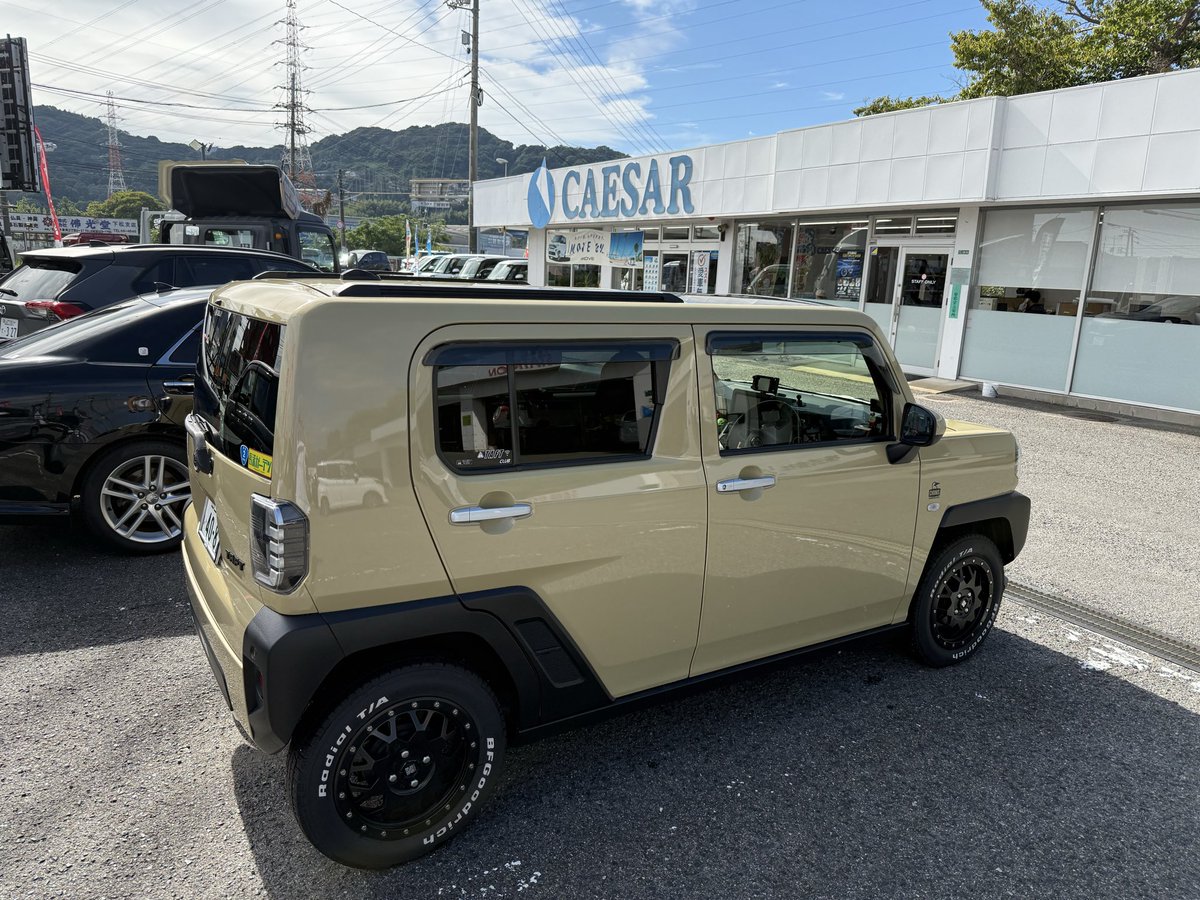 JG4QVG's tweet image. TAFTさん
CAESARさんでオイル交換
洗車して頂き
ピッカピカ！

#TAFT
#CAESAR