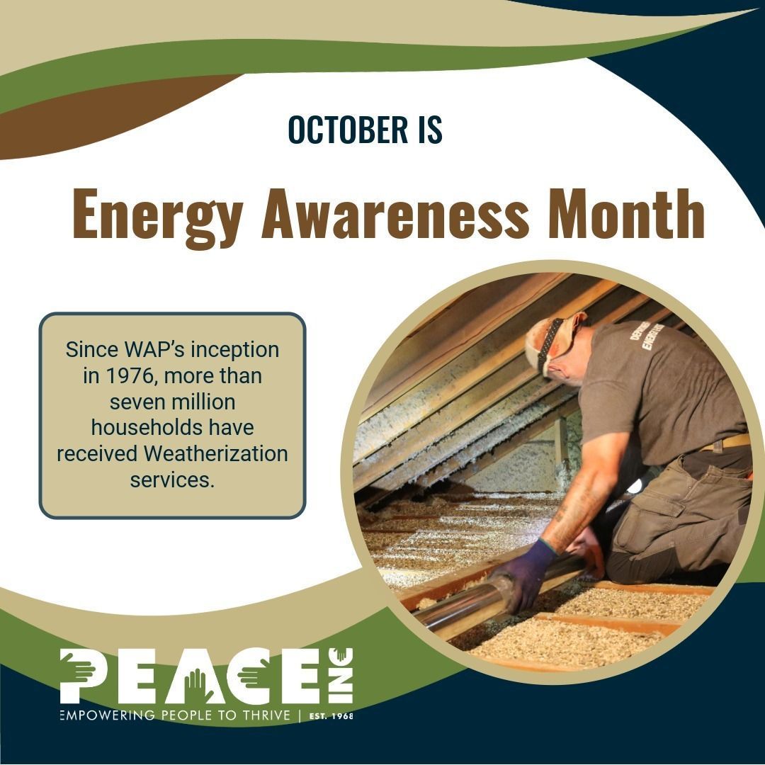 PEACE, Inc.’s Department of Energy &amp; Housing Services helps families save money, stay warm &amp; live safely through the Weatherization Assistance Program.

Since 1976, 7M+ homes have been weatherized — and we’re proud to keep that impact growing locally!

#Energy #PeaceIncSyr
